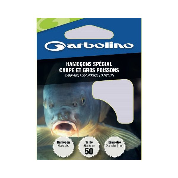 GARBOLINO CARP/BIG FISH HTN 8 (SIZE 8 LINE 0,20mm) cârlig legat
