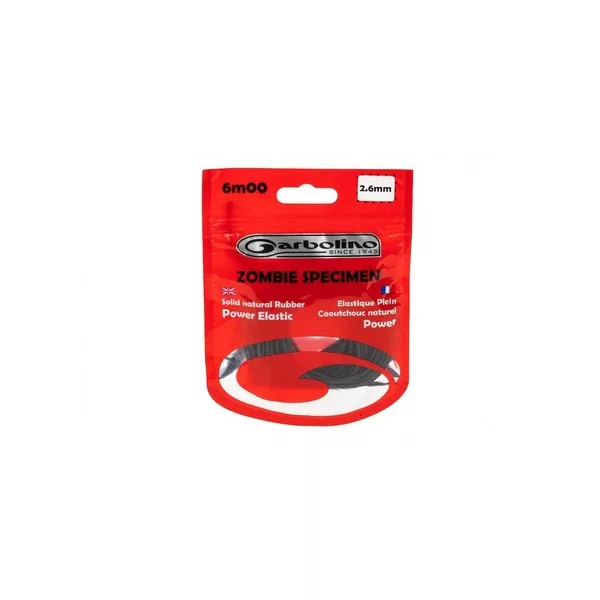 Garbolino ELASTIQUE ZOMBIE SPECIMEN elastic pentru vargă 3 MM / elastic plin pentru vargă