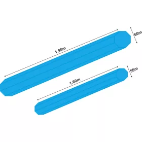   Garbolino Tube Protection Octogonal Anti-UV Tub de transport 1,60m x 50mm
