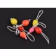 Garbolino Elastic Connector X4 Multicolor L 4 buc.