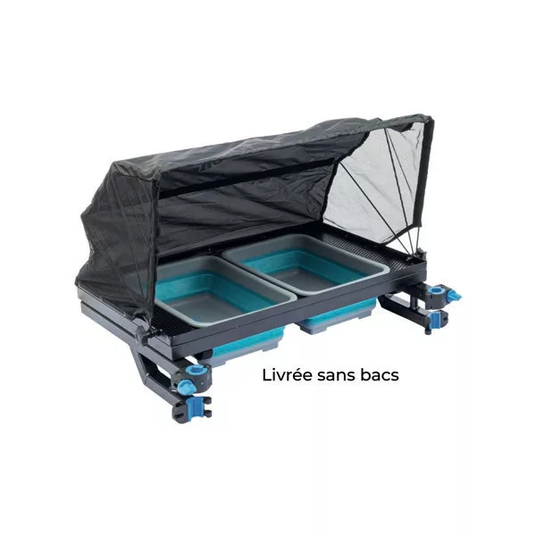 GARBOLINO MULTIGRIP tavă laterală cu umbrar, fără picior, cu cutie de depozitare 60x50cm D25/30/36 - Tavă laterală