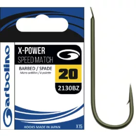   Garbolino 2130BZ cârlig 18 / X-POWER SPEED MATCH / ROUND BEND cârlig cu tijă lungă