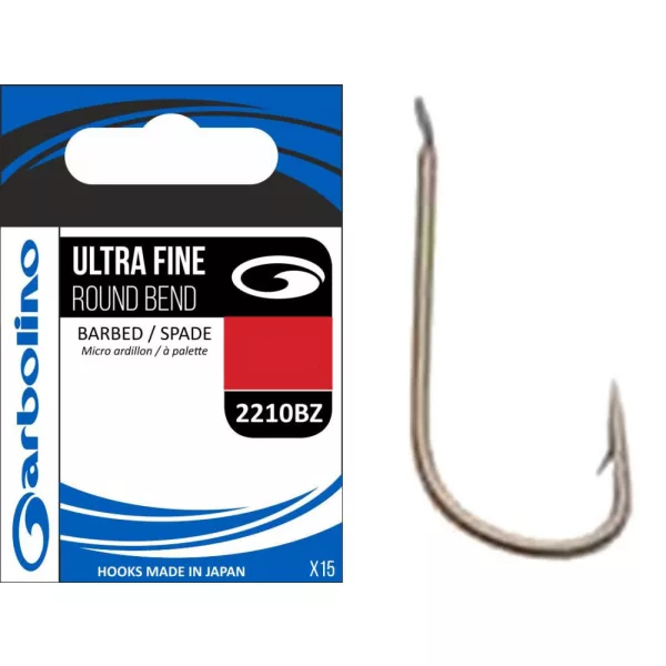 Garbolino Ultra Fine Round Bend 2210Bz / mărimea 24 cârlig
