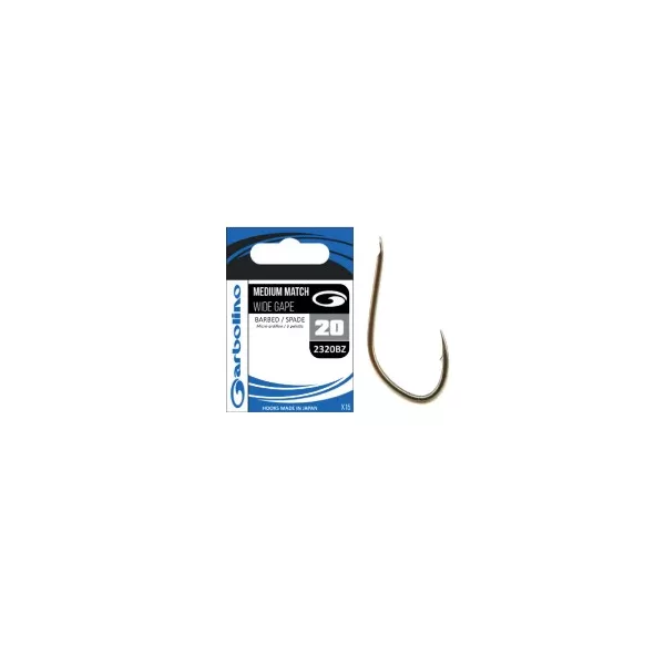 Garbolino 2320BZ cârlig 14 / MEDIUM MATCH / WIDE GAPE