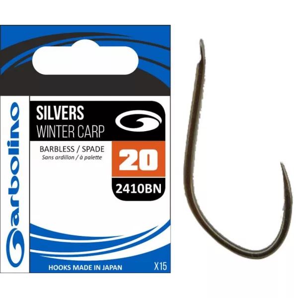 Garbolino 2410BN 16 cârlig / SILVERS / WINTER CARP