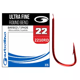 Garbolino SUPRA FINE RED ROUND BEND / 2210RD cârlig 16