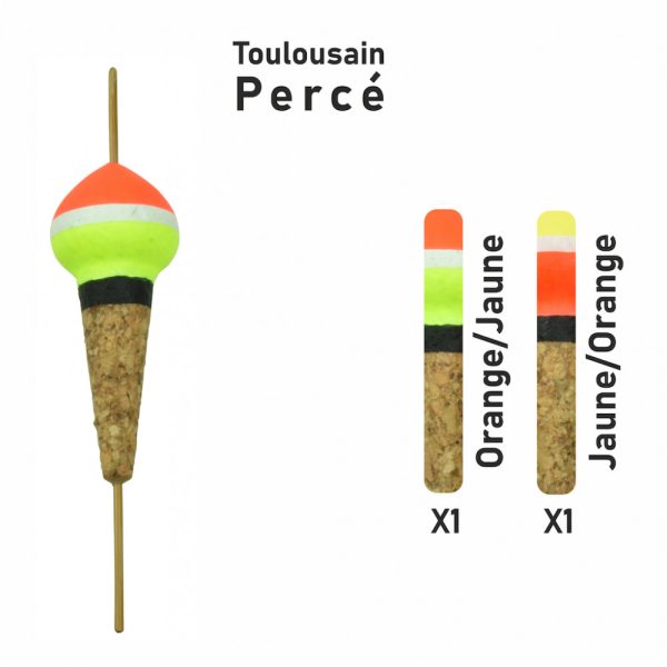 Garbolino - STREAMLINE TROUT FLOAT x2 - PIERCED TOULOUSAIN FLOAT - Plute - Plută pentru păstrăv
