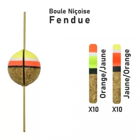   Garbolino - STREAMLINE TROUT FLOAT X20 - SPLITTED NISSA BALL - Plute - Plută pentru păstrăv