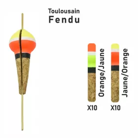   Garbolino - STREAMLINE TROUT FLOAT X20 - SPLITTED TOULOUSAIN FLOAT - Plute - Plută pentru păstrăv