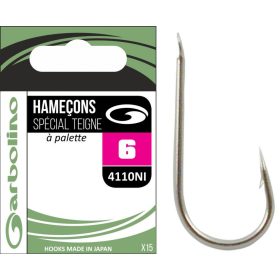   Garbolino - STREAMLINE TROUT HOOKS 4110NI - Cârlig offset pentru spinning - Cârlig pentru păstrăv - Cârlig cu barbă, Cârlig cu paletă