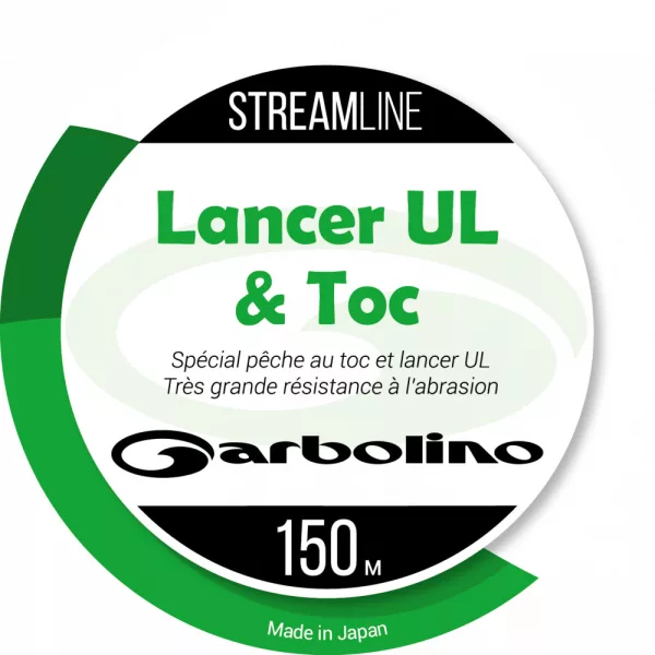 Garbolino - STREAMLINE UL-MONO INVISIBLE - Fir principal - Fir monofil - Fir pentru păstrăv
