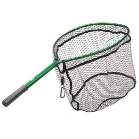   Garbolino - RAQUETTE FIXED HANDLE/RACQUET + MAGNET - Coadă de minciog cu plasă - Minciog pentru spinning - Plasă de minciog pentru păstrăv
