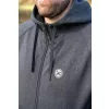 Matrix Charcoal Marl Zip Hoody Hanorac M