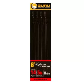 Guru Kaizen Pole Rigs cârlig pre-legat - 15cm - 20 - 0,11mm