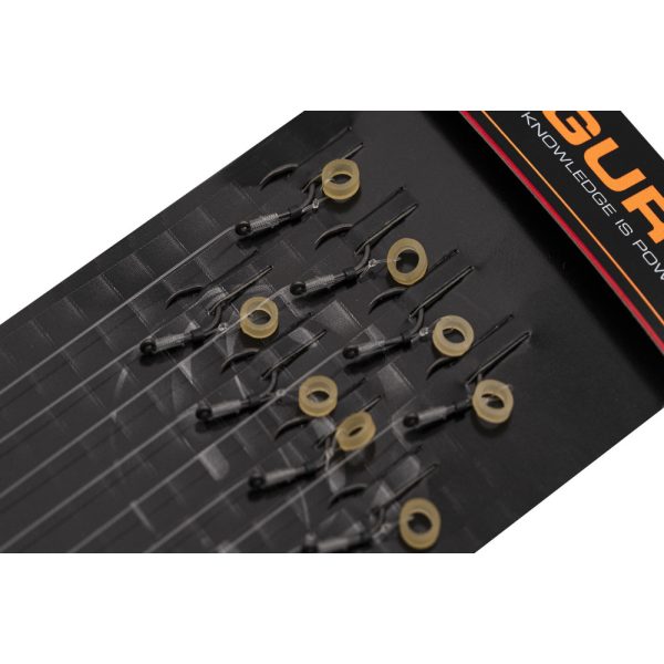 Guru SMWG Bait Bands 14 Cu ochet, Fără spin Monofilament Cârlig legat 8 buc