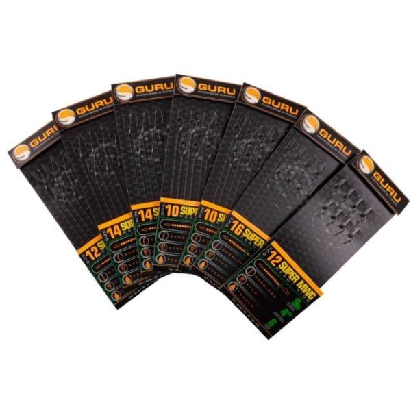 Guru Tackle - SMWG Standard Hair 4 Size 18 (0.15mm) cârlig pre-legat