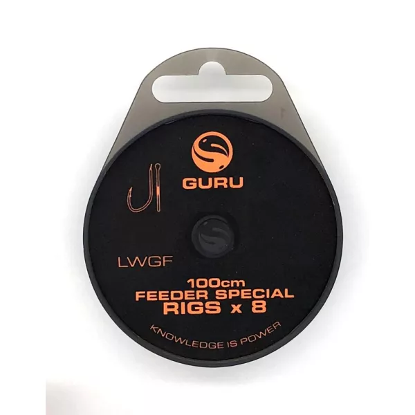 Guru LWGF Feeder Special Rig 1m Mărime 10 x 8 (0.19mm) - cârlig pre-legat