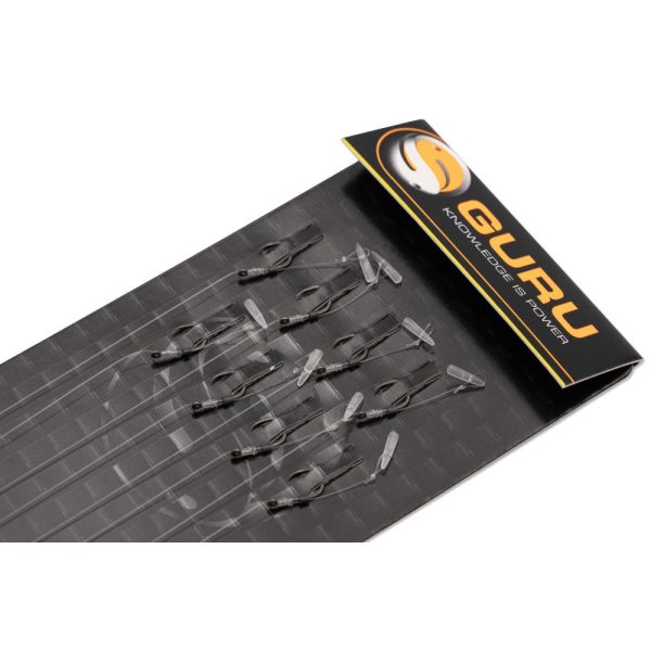 Guru SMWG Speed Stop Rig 10 Cu ochet, Fără spin Monofilament Cârlig legat 8 buc