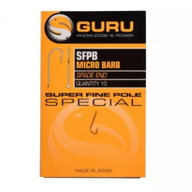   Guru Super Fine Pole hook size 24 (Barbed/Spade End) - cârlig