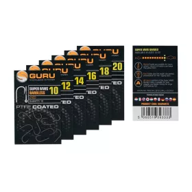 Guru MWG 8 C&acirc;rlig Feeder Cu Ochi, Fără Barbă 10buc