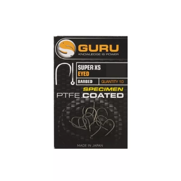 Guru Super XS Cârlig Mărimea 8 (cu barbă/cu ochi) - cârlig