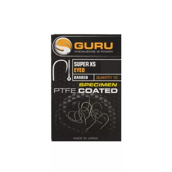 Guru Super XS Cârlig Mărimea 12 (cu barbă/cu ochi) - cârlig