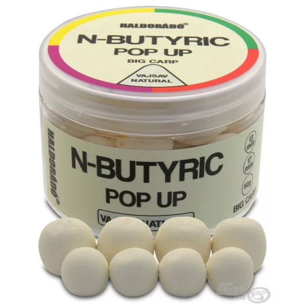 Haldorádó N-Butyric Pop Up Big Carp 13, 17 mm - Acid butiric Natural