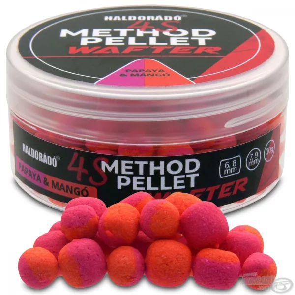 Haldorádó 4S Method Pellet Wafter 6, 8 mm - Papaya & Mango