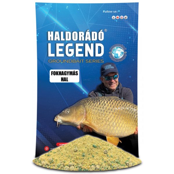 Haldorádó Legend Groundbait Pește cu Usturoi 800gr Nadă