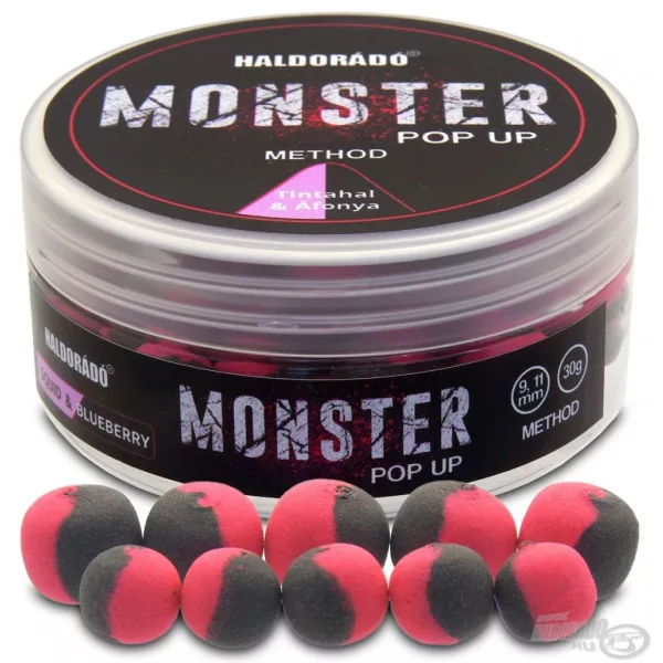 Haldorádó MONSTER Pop Up Method 9, 11 mm - Calamar & Afine