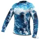 Haldorádó Tricou de vară cu mânecă lungă Camou Blue XS