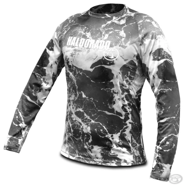Haldorádó Tricou de vară cu mânecă lungă Camou Grey XS