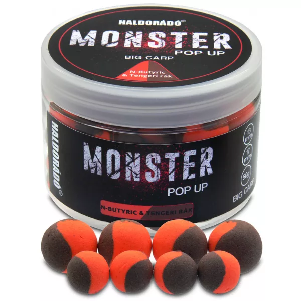 Haldorádó Monster Pop Up Crap Mare Acid Butiric-Crevetă de Mare 50gr 13-17mm