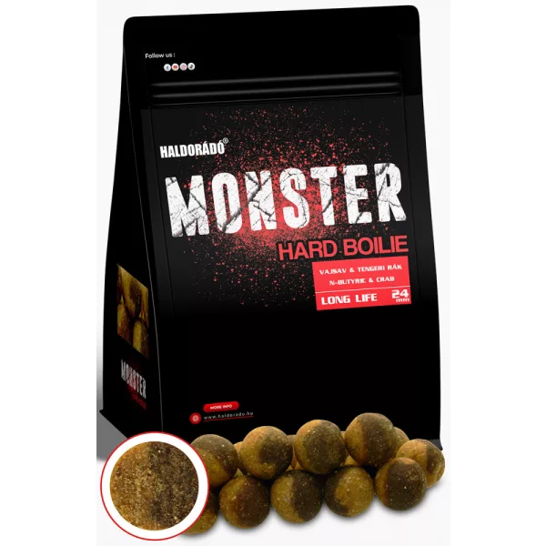 Haldorádó Monster Hard Boilie Acid butiric-Rac de mare 700gr 24mm Boilie