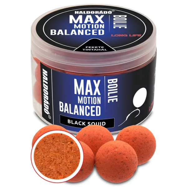 Haldorádó Max Motion Boilie Balanced Calamar Negru 70gr 20mm Boilie