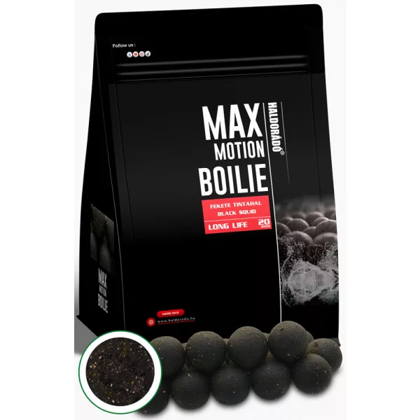 Haldorádó Max Motion Boilie Long Life Calamar Negru 800gr 20mm Bojli