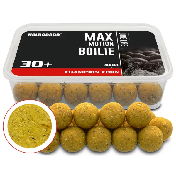 Haldorádó Max Motion Boilie Long Life Champion Porumb 400gr 30mm Boilie