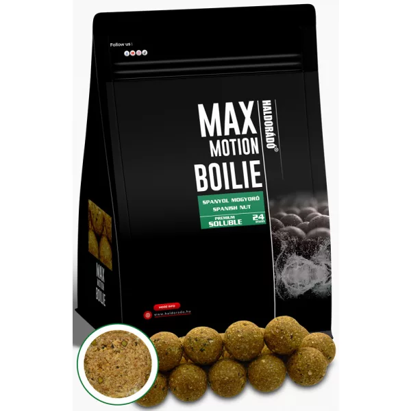 Haldorádó Max Motion Boilie Premium Soluble Arahide Spaniolă 800gr 24mm Boilie