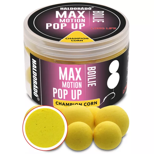 Haldorádó Max Motion Boilie Pop Up Champion Corn 50gr 16-20mm Bojli