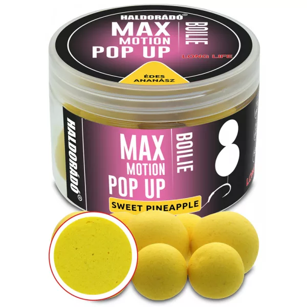 Haldorádó Max Motion Boilie Pop Up Ananas Dulce 50gr 16-20mm Bojli