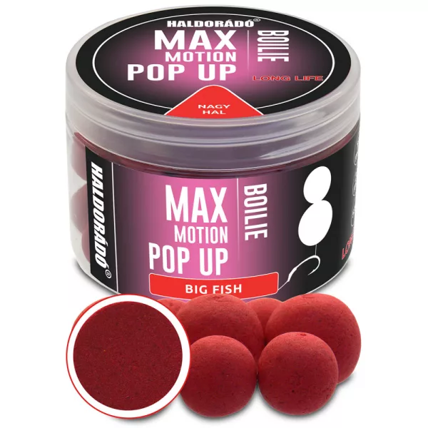 Haldorádó Max Motion Boilie Pop Up Pește Mare 50gr 16-20mm Bojli