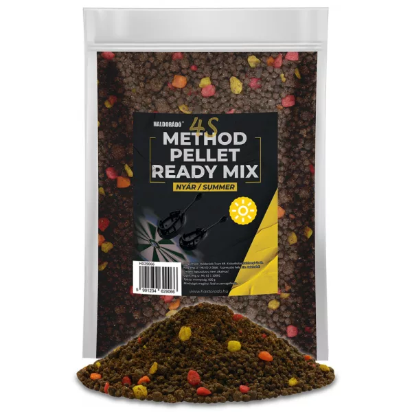 Haldorádó 4S Method Pelete Ready Mix Vară Pelete pentru nadire 600gr