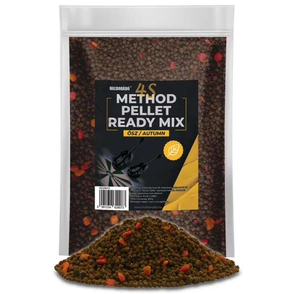 Haldorádó 4S Method Pelete Ready Mix Toamnă Pelete pentru nadire 600gr