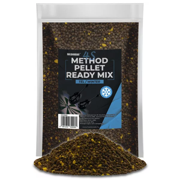 Haldorádó 4S Method Pelete Ready Mix Iarnă Pelete pentru nadire 600gr