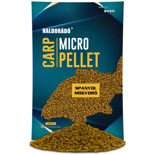 Haldorádó Carp Micro Pellet Arahide Spaniolă 600gr 3mm Peletă de Nădire