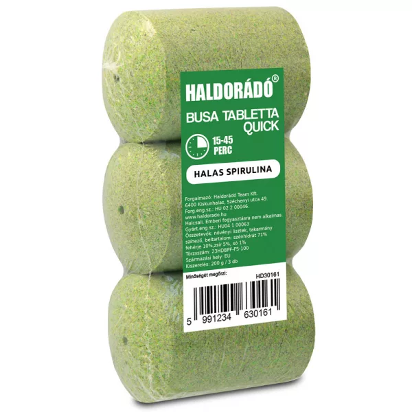 Haldorádó Tablete Busa Quick Spirulină de Pește 3buc/pachet