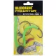Haldorádó Catfish Rig 5 Fireball Montură de somn 110gr
