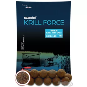   Haldorádó Krill Force Boilie Long Life 20mm Krill Hot Spicy Boilie de Nădire 700gr
