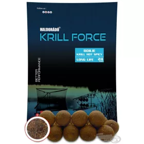   Haldorádó Krill Force Boilie Long Life 24mm Krill Hot Spicy Boilie de Nădire 700gr