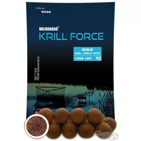   Haldorádó Krill Force Boilie Long Life 24mm Krill Indian Spice Boili de Nădire 700gr